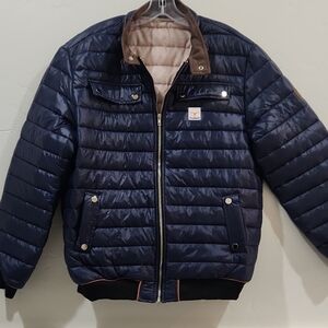 Men's Navy Puffer Jacket